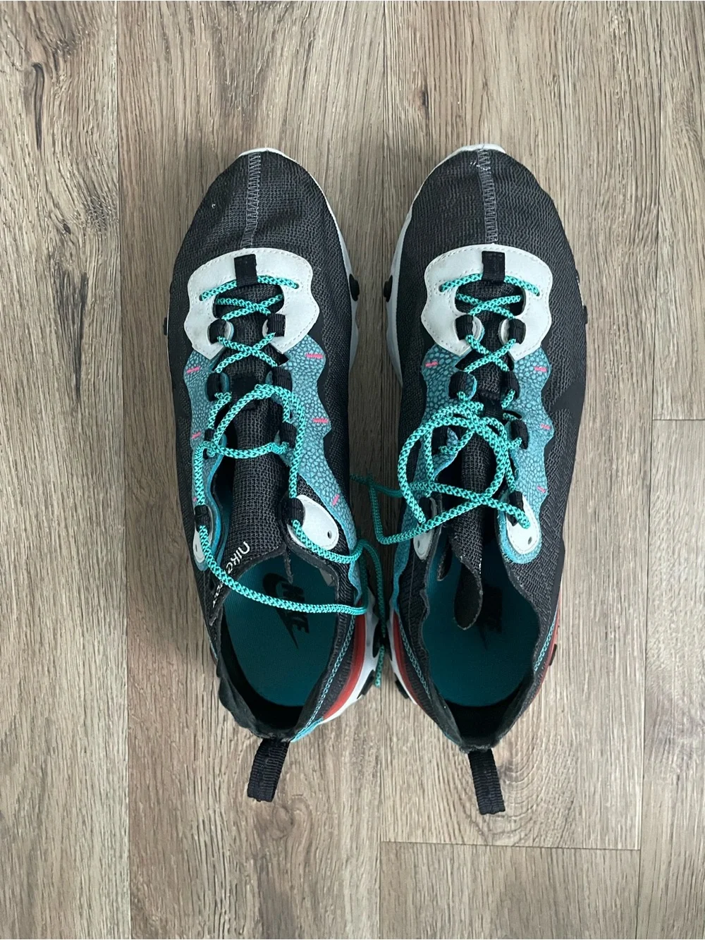 Men Size 11 Nike React Element 55 SE Anthracite Shoes Black